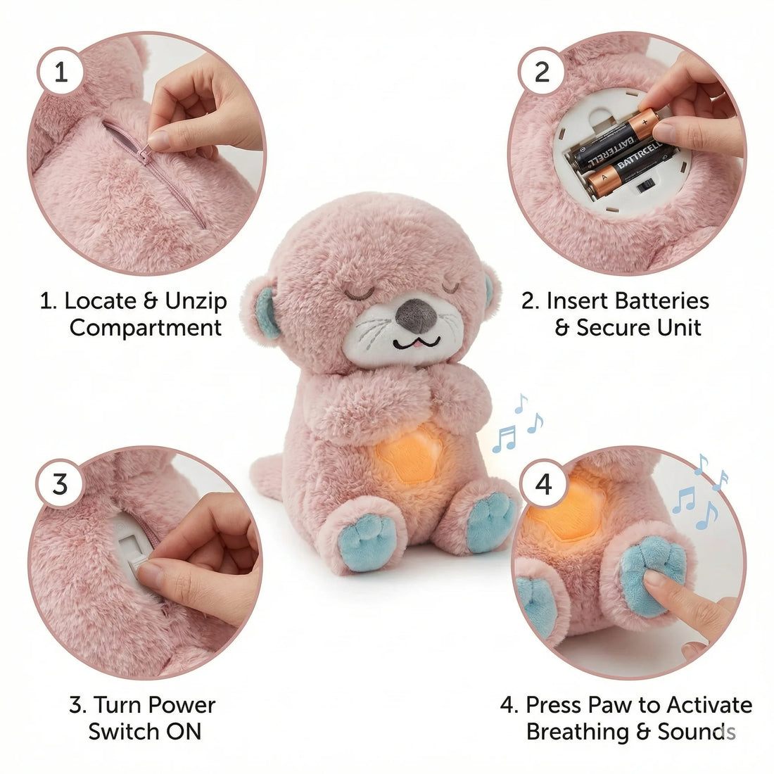 Velmera DreamOtter™ — Your Baby’s Sleep Buddy ❤️